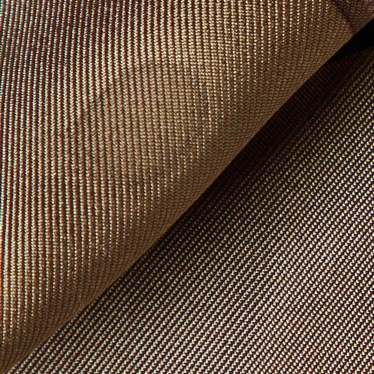 Pre Owned Gucci Brown GG Stirrup Print Silk Scarf