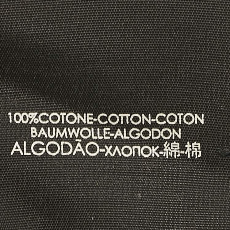 Pre Owned Gucci Yellow Magician Print Cotton Square Scarf
