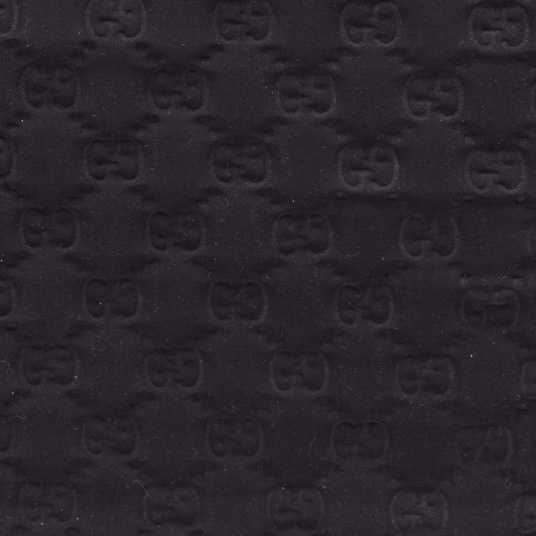 Pre Owned Gucci Black GG Fabric and Leather iPad Case