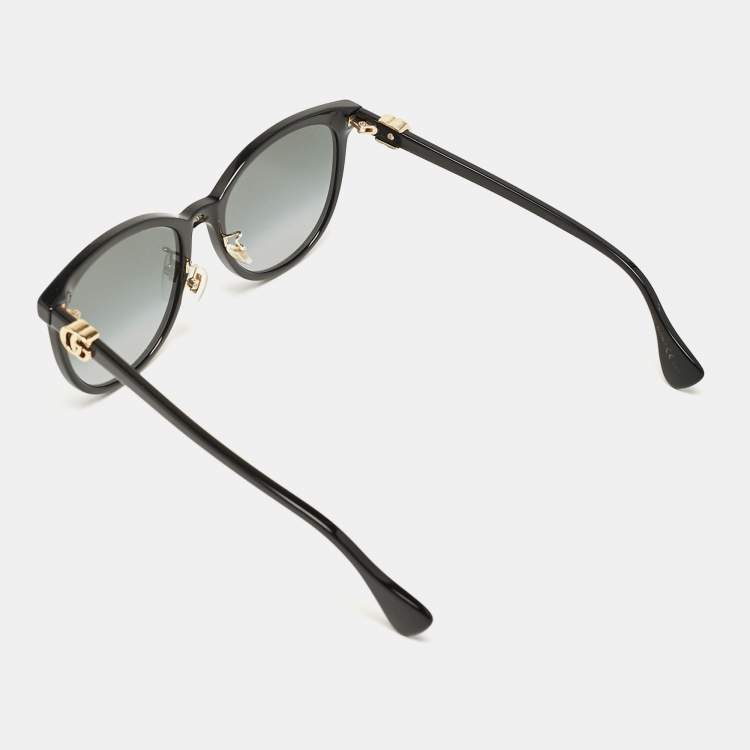 مملوكة مسبقًا Gucci Black Gradient GG1180SK Cat Eye Sunglasses