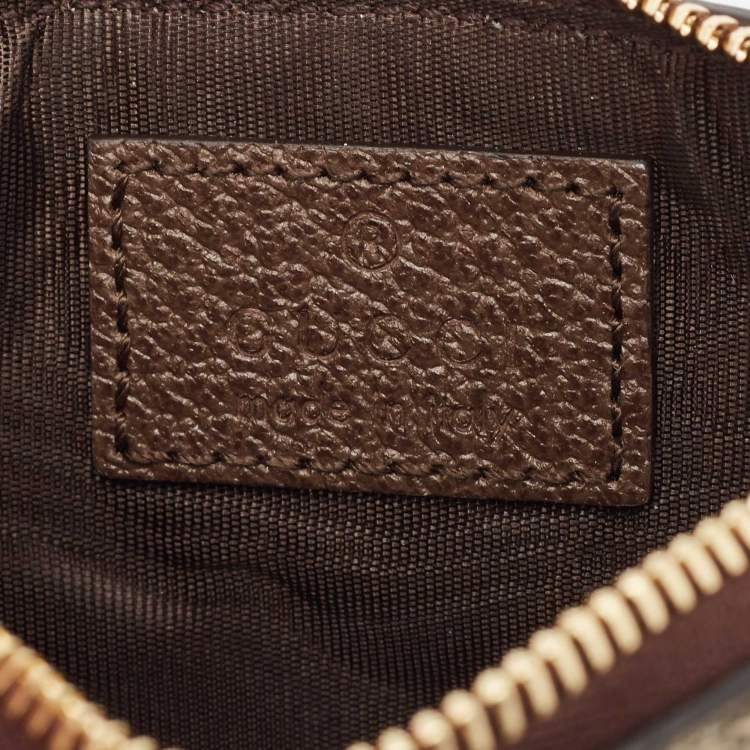 Pre Owned Gucci Beige GG Supreme Canvas Key Case