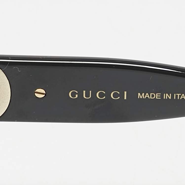 Pre Owned Gucci Black Gradient GG1029SA Oversized Sunglasses