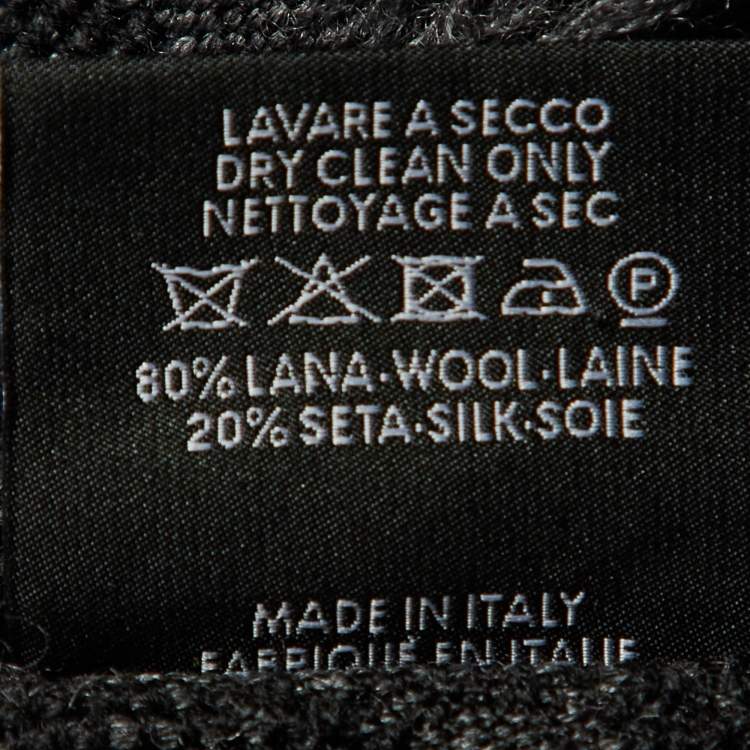 Pre Owned Gucci Tri Color GG Wool & Silk Web Scarf