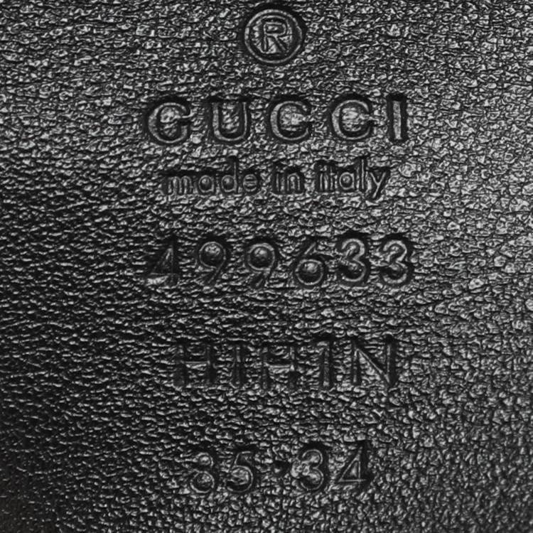 Pre Owned Gucci White Elastic Band Crystals Embellished Butterfly Waist Belt 85CM