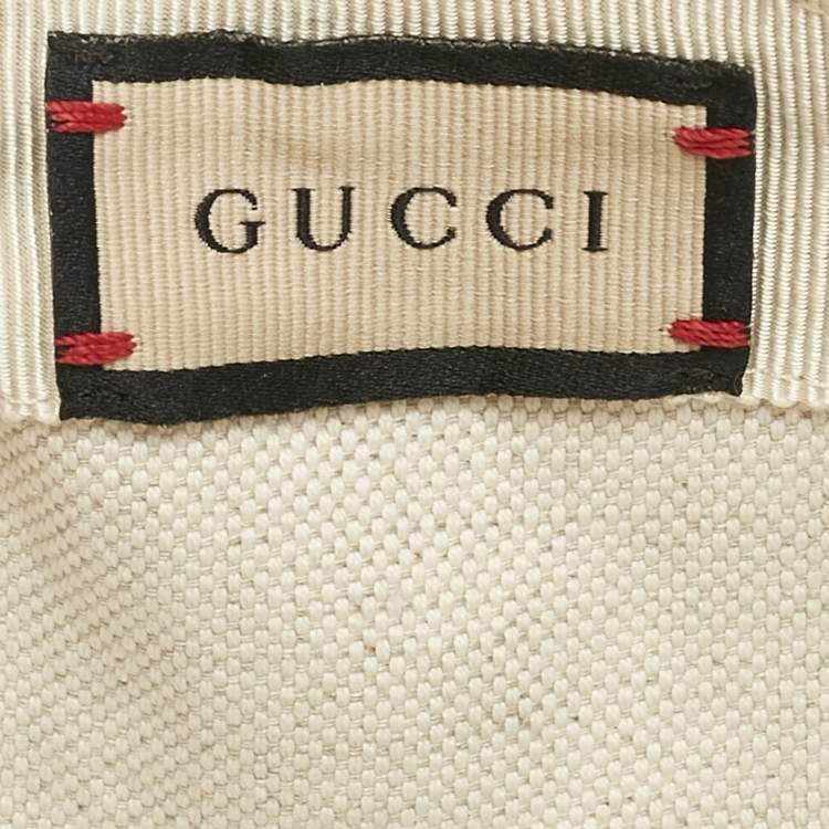 Pre Owned Gucci Beige Maxi GG Canvas Baseball Cap S