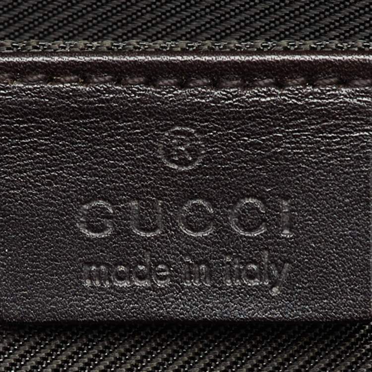 Pre Owned Gucci Beige/Brown GG Supreme Canvas Laptop Case