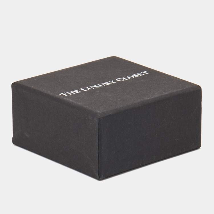 Pre Owned Gucci  GG Crystal Gold Tone Brooch