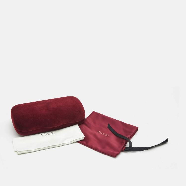 Pre Owned Gucci Black Gradient GG0061S Round Sunglasses