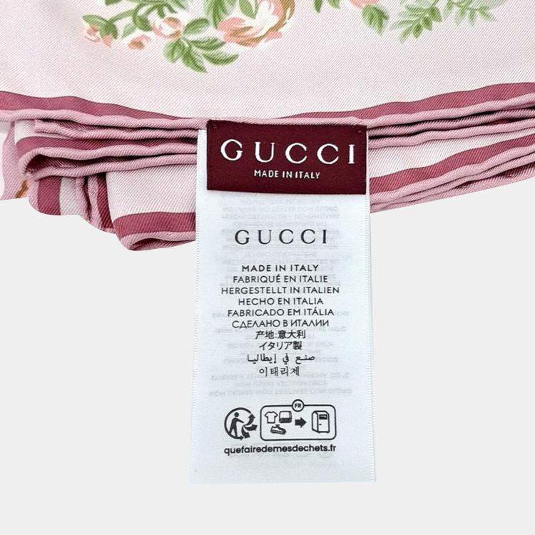 مملوكة مسبقًا Gucci Multicolor silk scarf