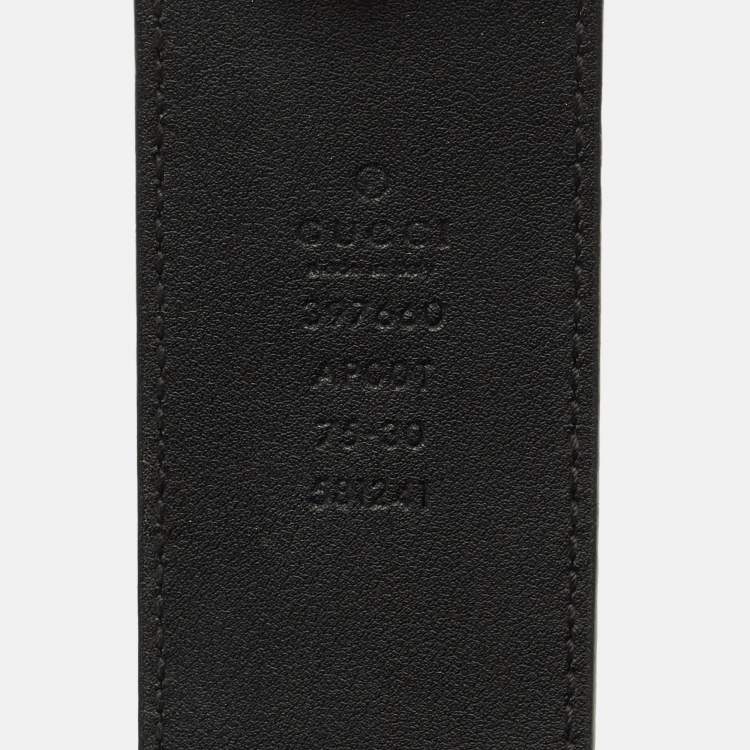 Pre Owned Gucci GG Marmont 75CM Black Leather