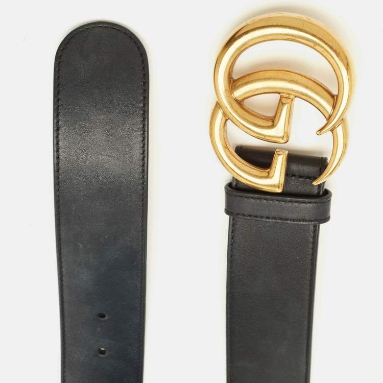 Pre Owned Gucci GG Marmont 75CM Black Leather