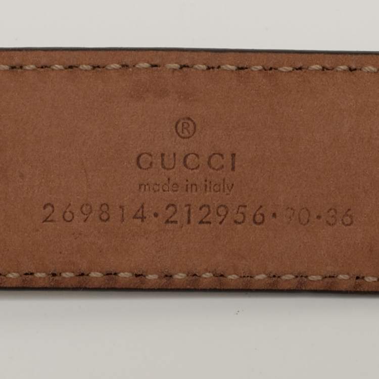 Pre Owned Gucci Horsebit Tassel 70 CM Waist Belt Brown Python