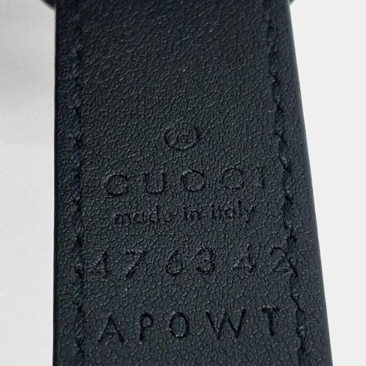 Pre Owned Gucci Pearl-Embellished Mamont Belt