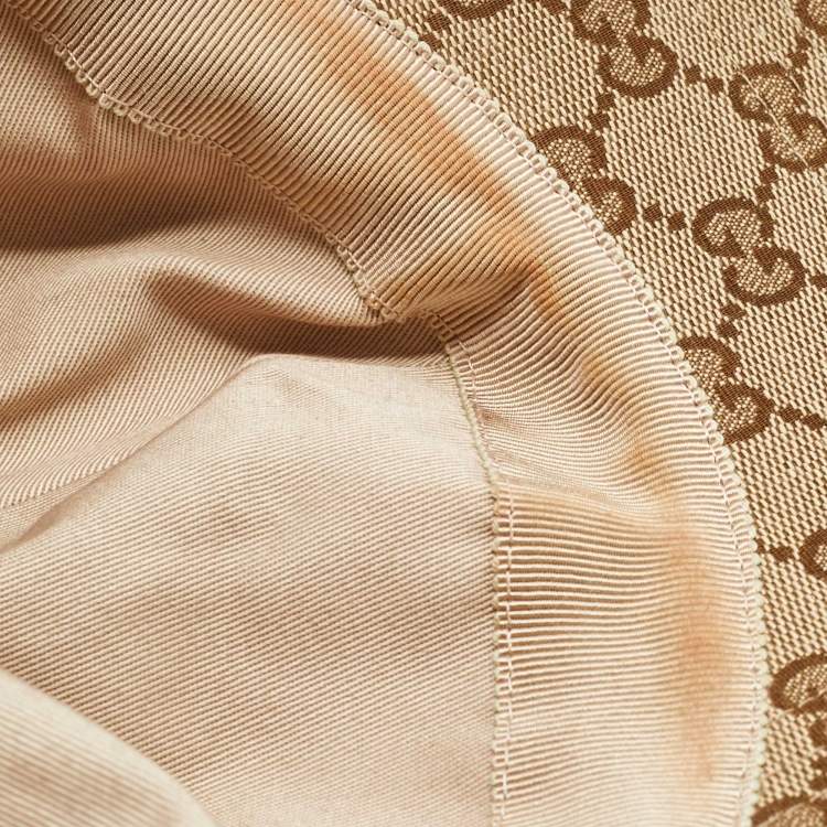 Pre Owned Gucci X The North Face Beige GG Canvas Baseball Cap M