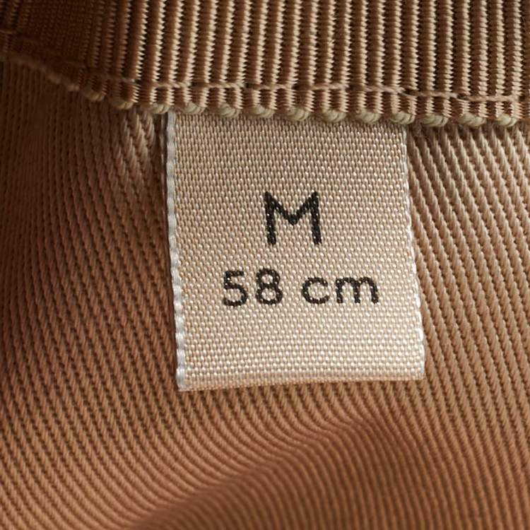 Pre Owned Gucci X The North Face Beige GG Canvas Baseball Cap M