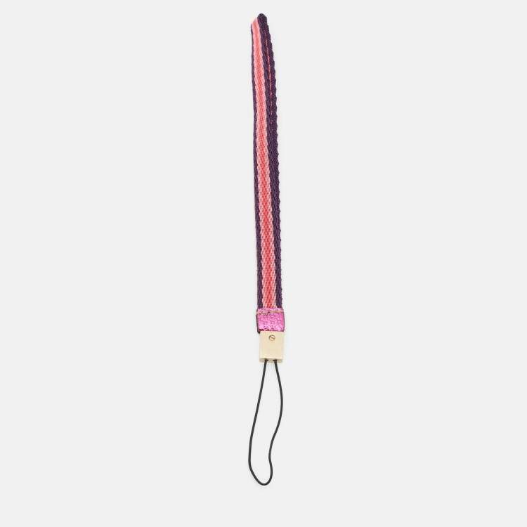 مملوكة مسبقًا Gucci Phone Strap Multicolor Canvas