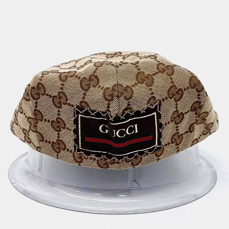Pre Owned Gucci Beige hunting cap
