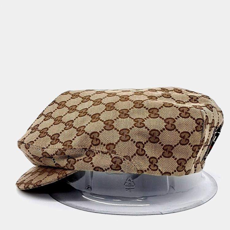 Pre Owned Gucci Beige hunting cap