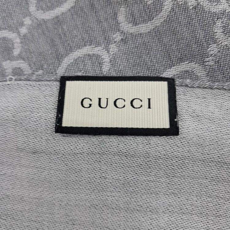 مملوكة مسبقًا Gucci Grey Wool  muffler
