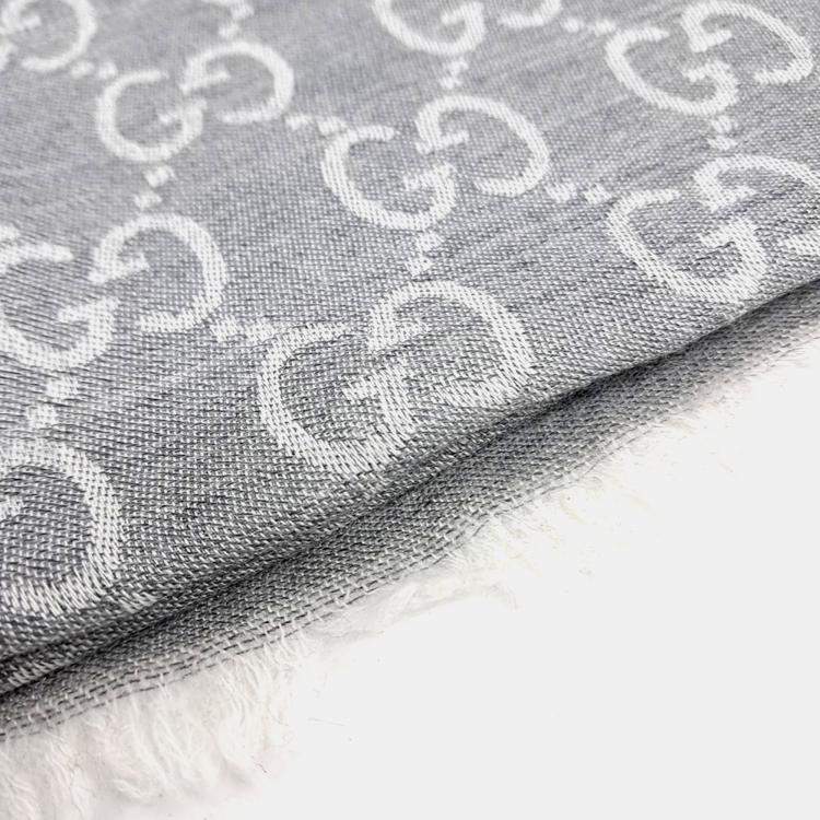 مملوكة مسبقًا Gucci Grey Wool  muffler