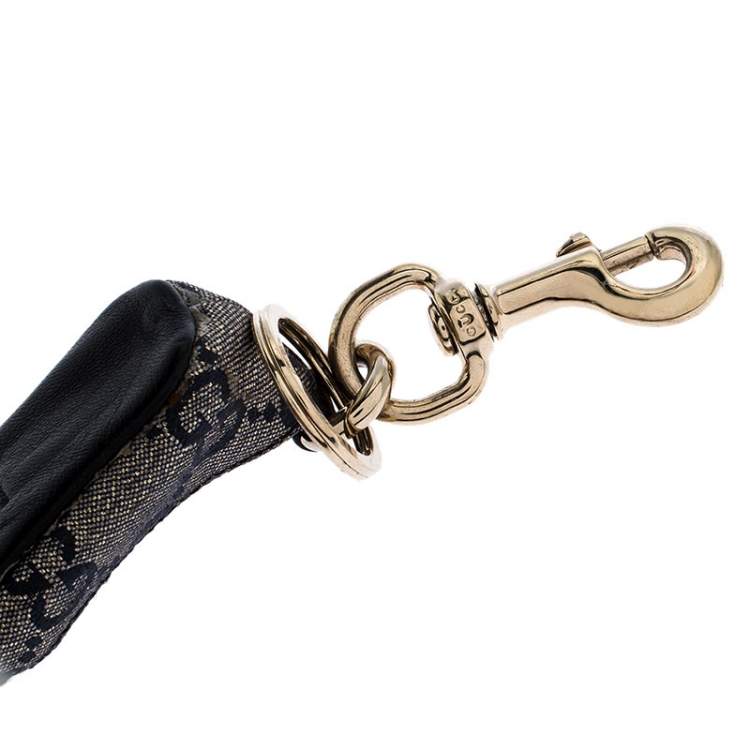 Pre Owned Gucci Metallic Guccisma Ballerina Shoe Charm Key Ring