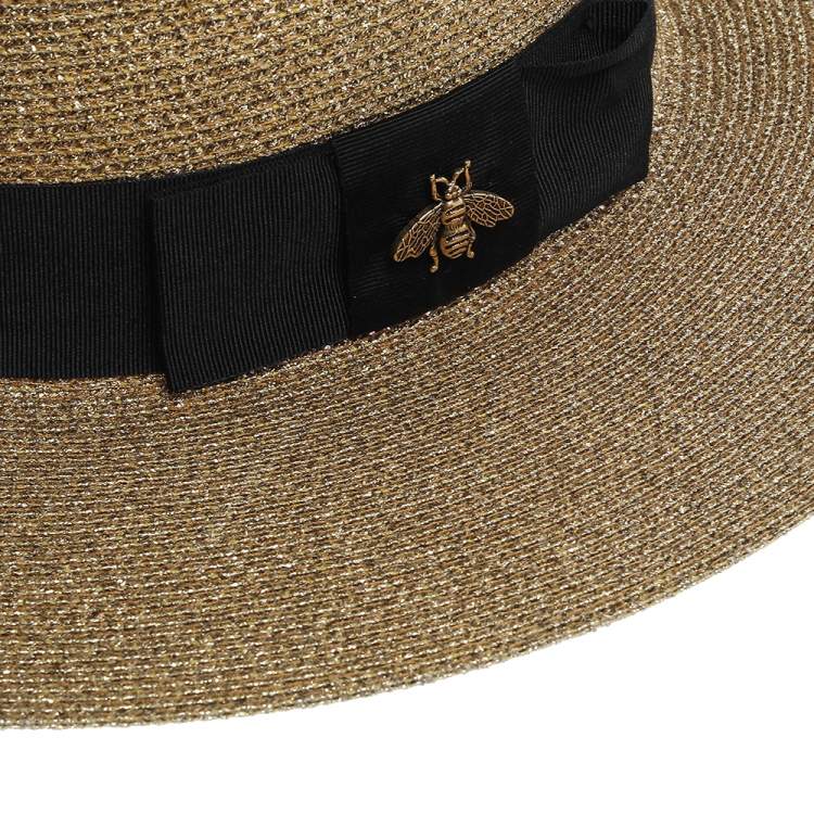 gucci lame papier hat