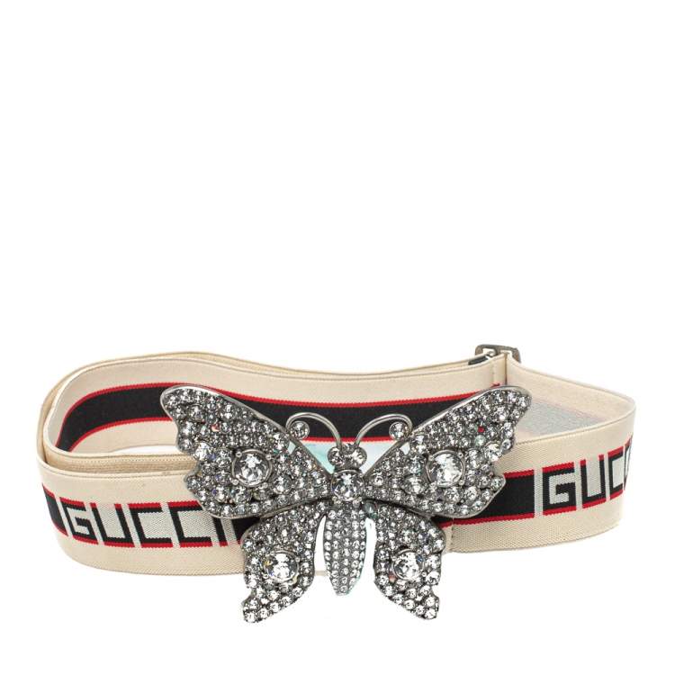 gucci women's butterfly belt