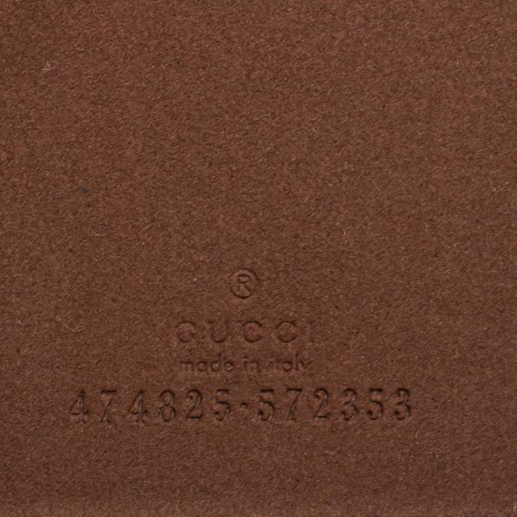 Pre Owned Gucci Pink Leather Blind For Love iPhone 7 Case