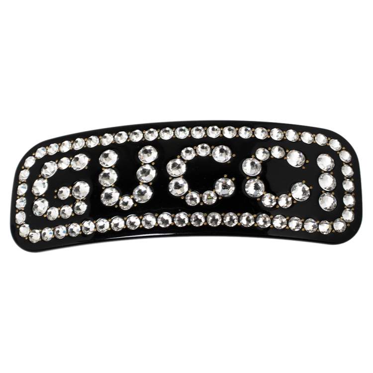 Gucci Black Resin Logo Hair Gucci | TLC