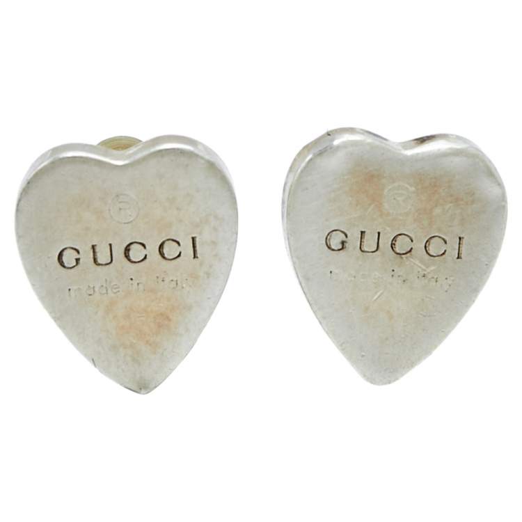 Gucci Womens Trademark Earrings Silver India  Ubuy