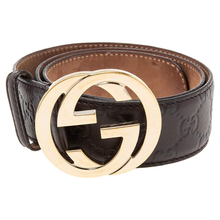 gucci belt brown