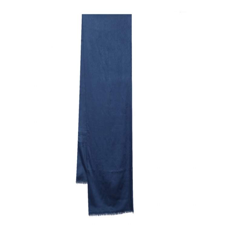 gucci blue scarf
