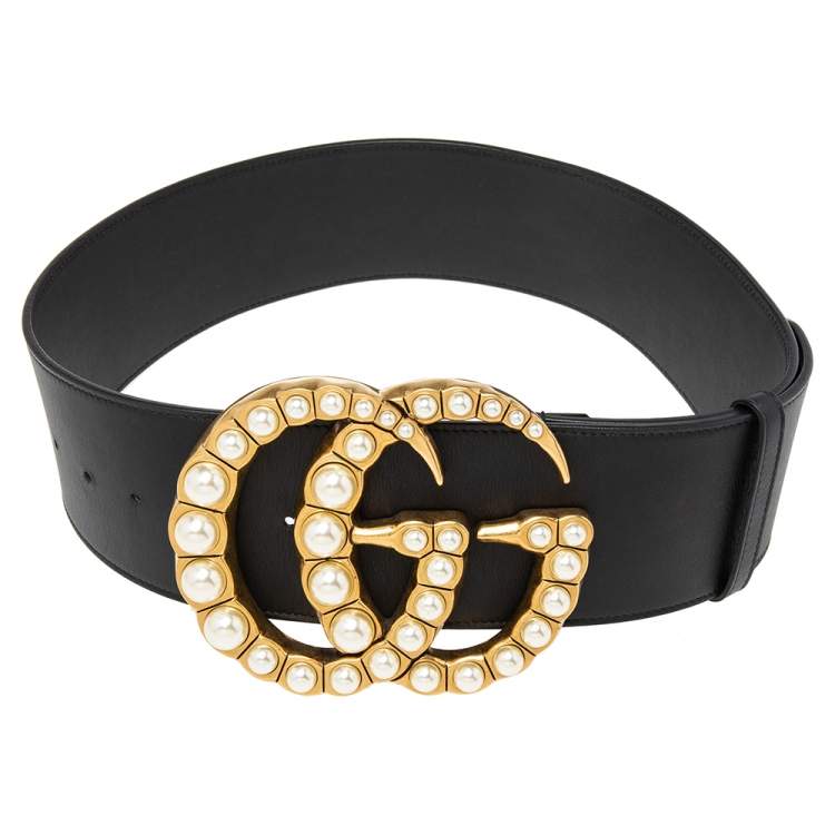 Gucci pearl 2025 waist belt