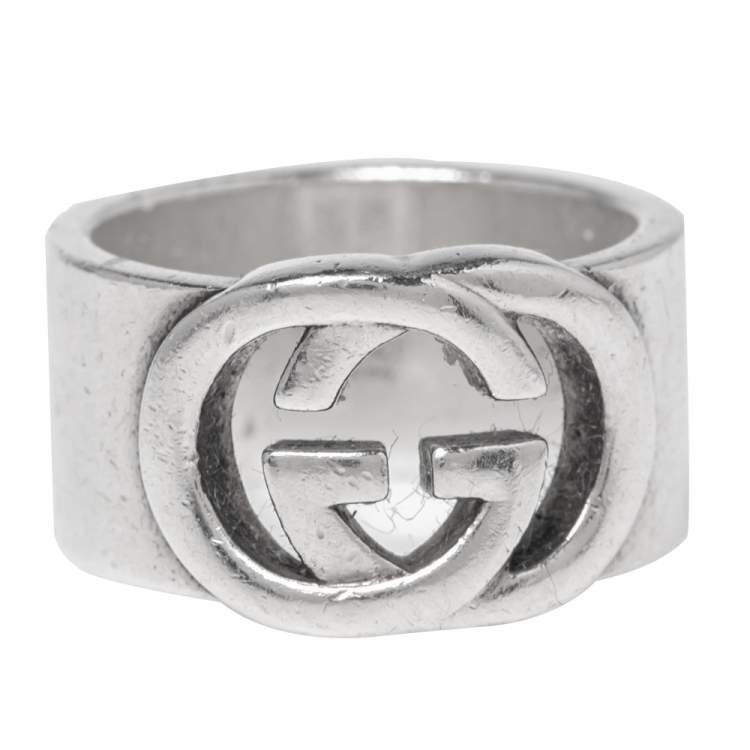 Gucci GG Sterling Silver Ring