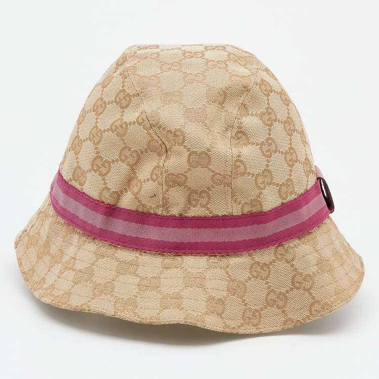 Gucci Beige Monogram Canvas Bucket Hat M Gucci | TLC