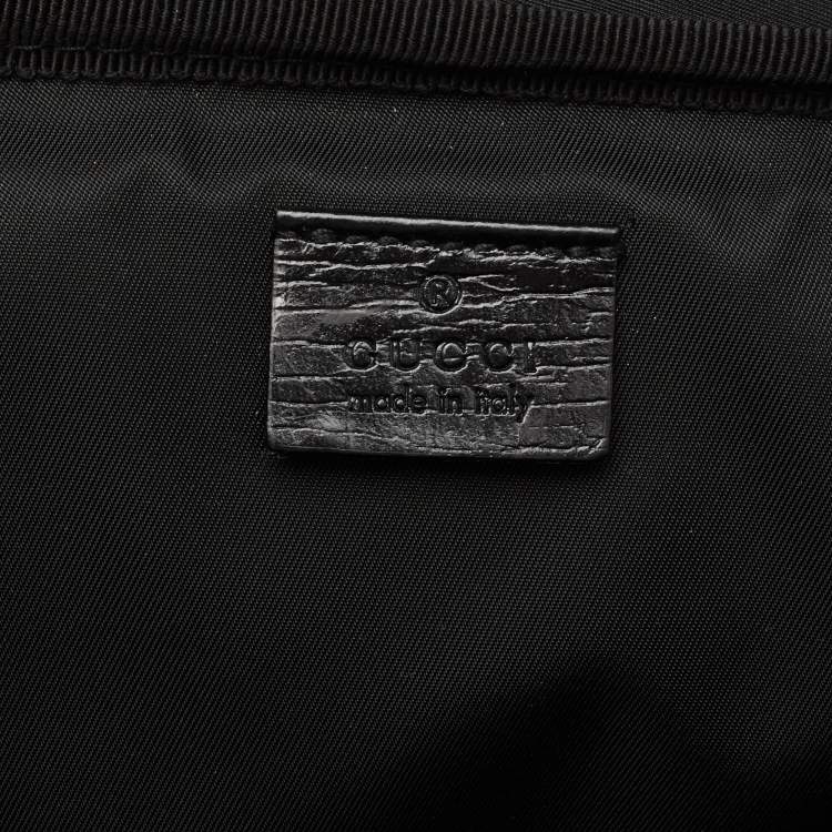 Pre Owned Gucci Black GG Supreme Canvas Laptop Case Bag