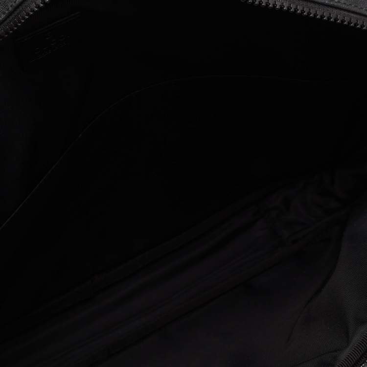 Pre Owned Gucci Black GG Supreme Canvas Laptop Case Bag