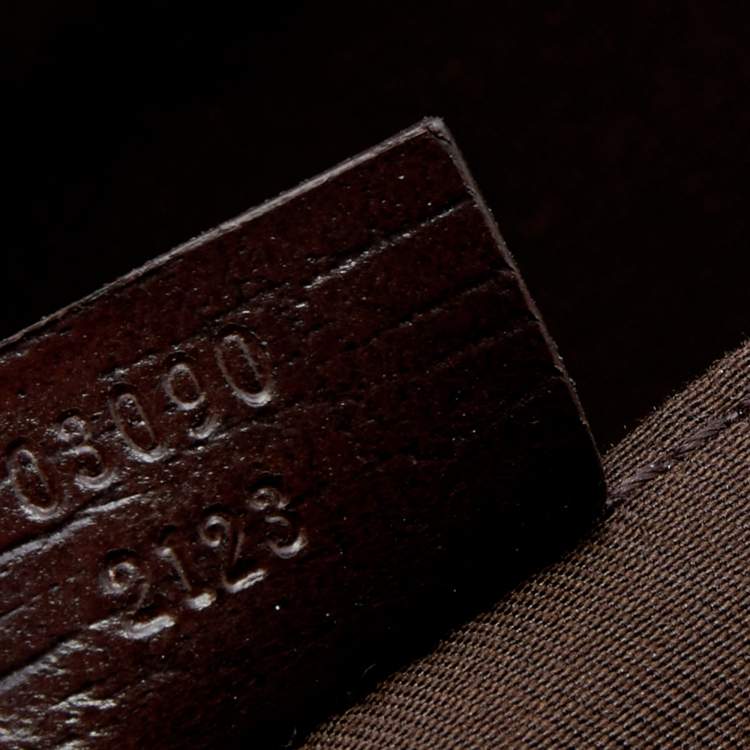 Pre Owned Gucci Beige/Ebony GG Supreme Canvas Portfolio