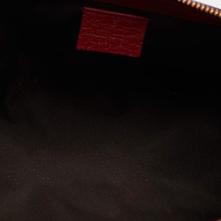 Pre Owned Gucci Multicolor Tian GG Supreme Canvas and Leather Cosmetic Pouch
