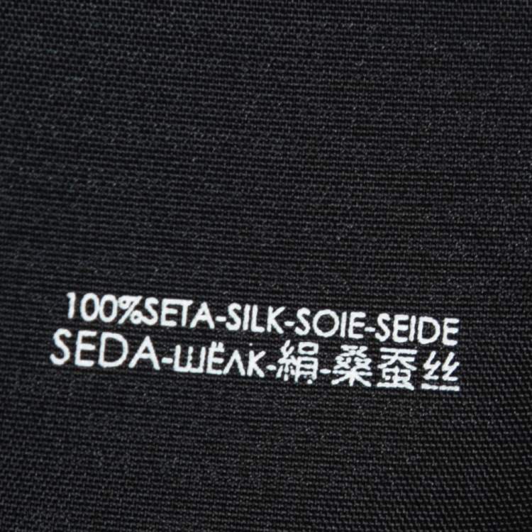 Pre Owned Gucci Pink GG Cube Motif Print Silk Scarf