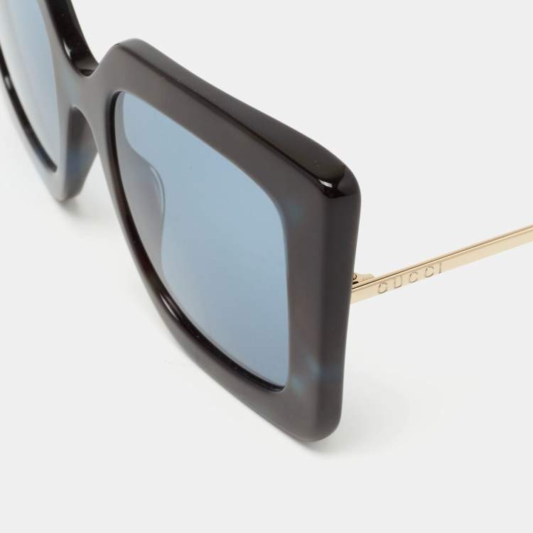 Gucci Eyewear Logo Square Tinted Sunglasses - Farfetch