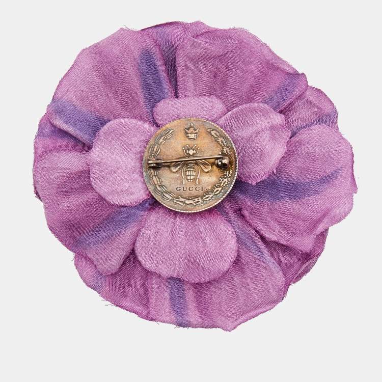 Purple Flower Brooch 2024