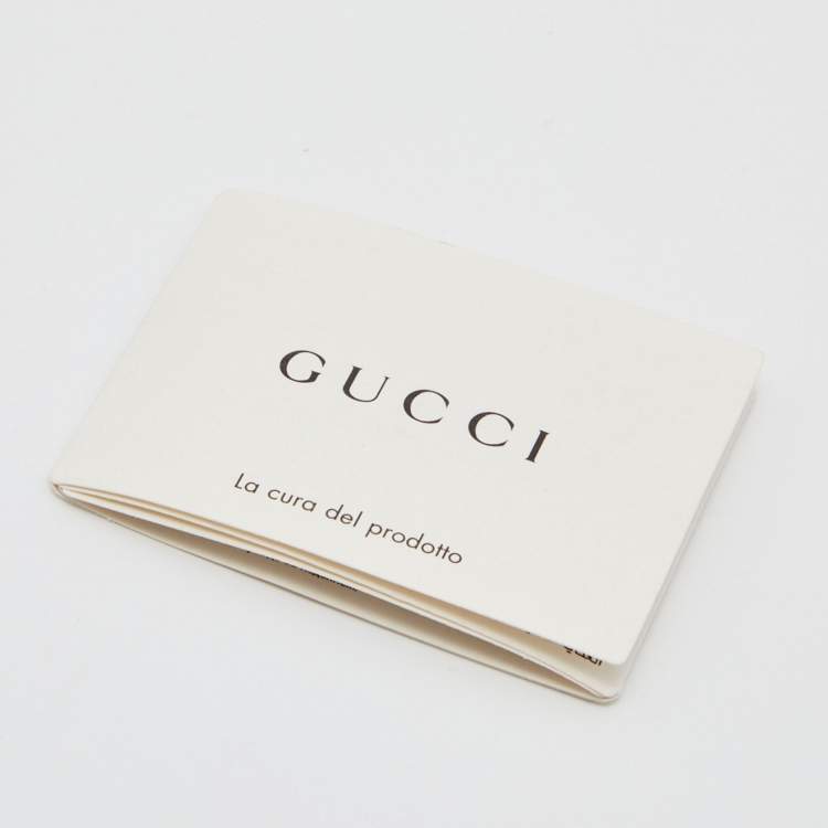 Pre Owned Gucci Black Leather Double G Buckle Belt 65 CM