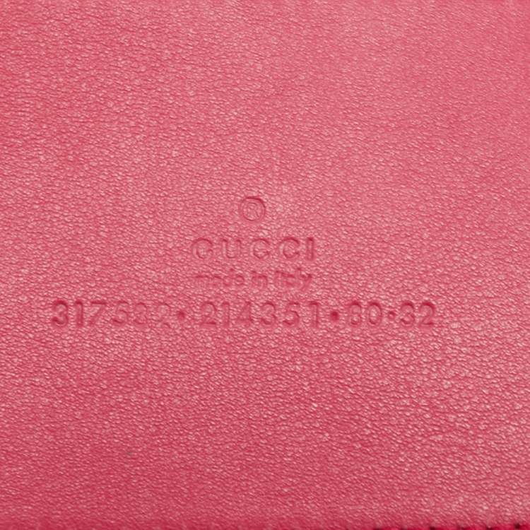 Pre Owned Gucci Pink Patent Leather Horsebit Wide Waist Belt 80CM