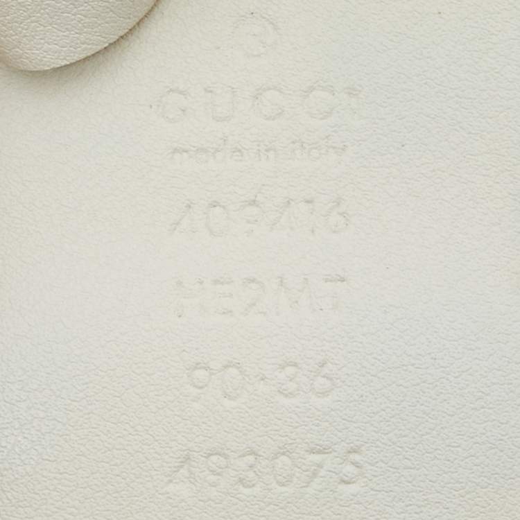 Pre Owned Gucci Multicolor Canvas and Leather Web GG Marmont Belt 90CM