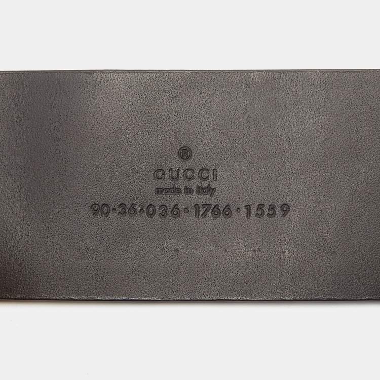 Pre Owned Gucci Tan Leather Dionysus Buckle Belt 90CM
