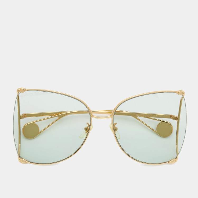 Drive oversized sunglasses Louis Vuitton Green in Wood - 32721438