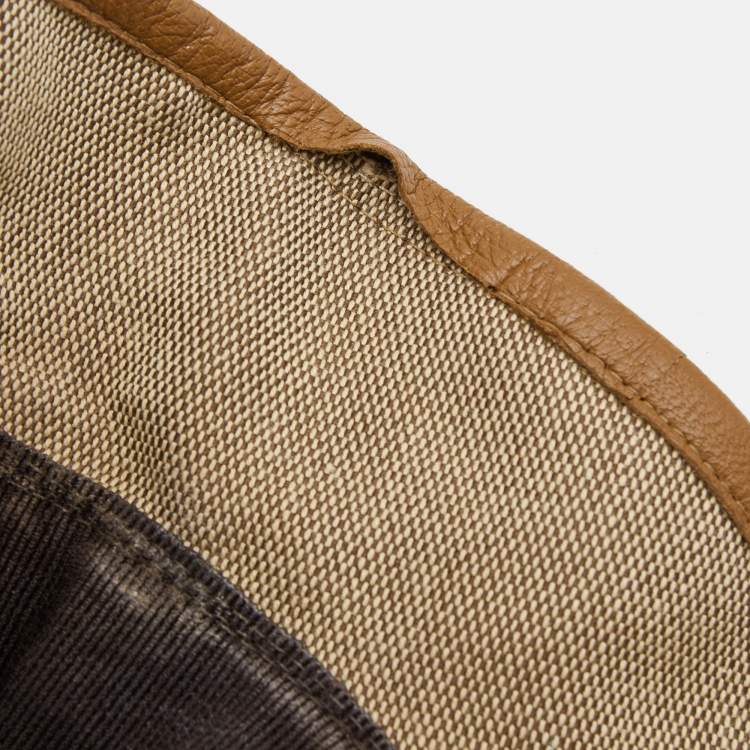 Pre Owned Gucci Beige GG Canvas Bucket Hat XL