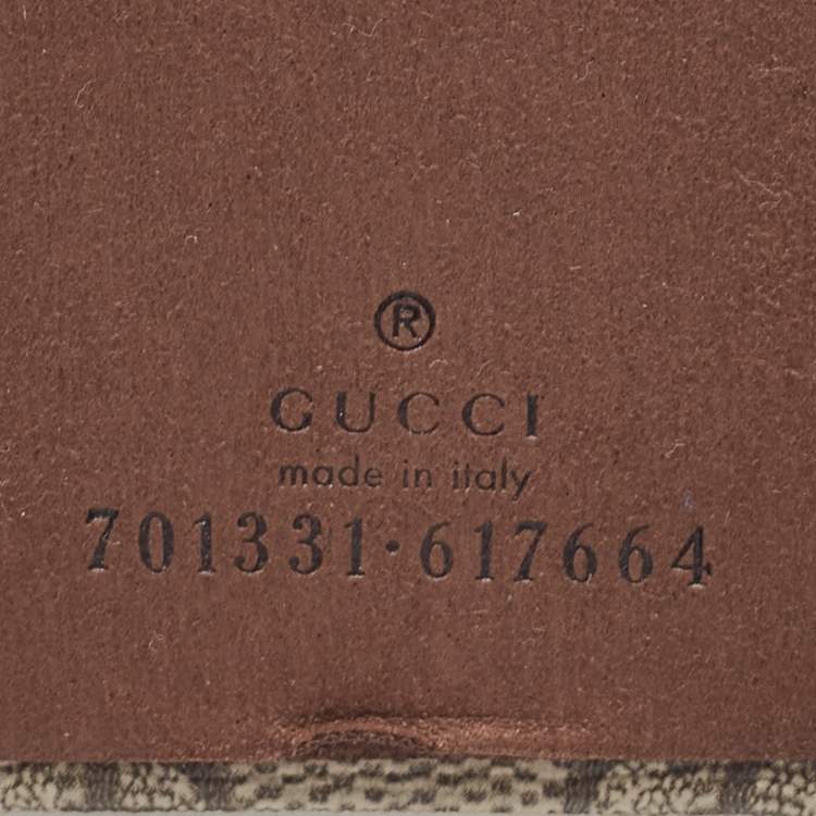 Pre Owned Gucci Beige GG Supreme Ophidia iPhone 13 Pro Max Case