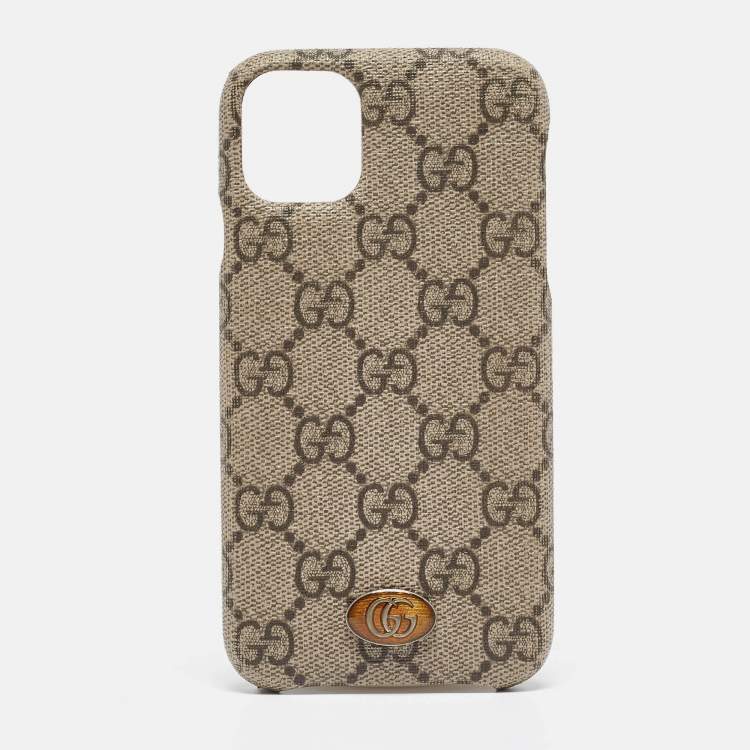 Gucci Beige GG Supreme Canvas Ophidia iPhone 11 Pro Max Case Gucci | TLC